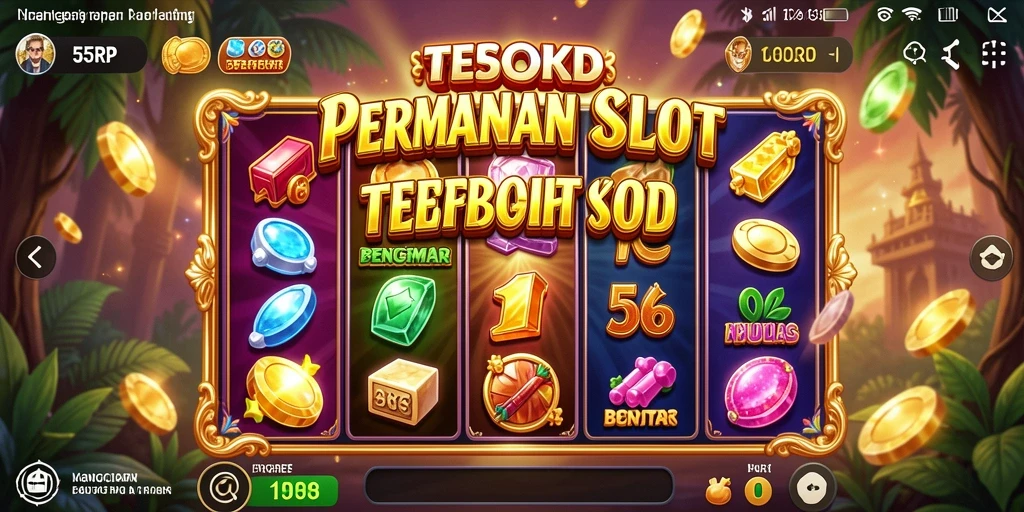 Tampilan gameplay menarik dari permainan Slot 55RP yang seru.