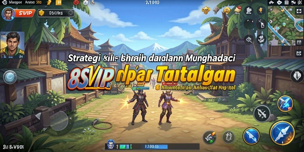 Tampilan gameplay strategis yang intens dan seru di 8SVIP.
