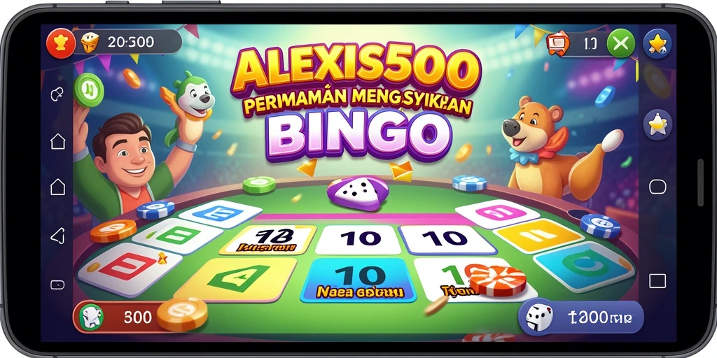 Tampilan gameplay seru di ALEXIS500 Bingo.