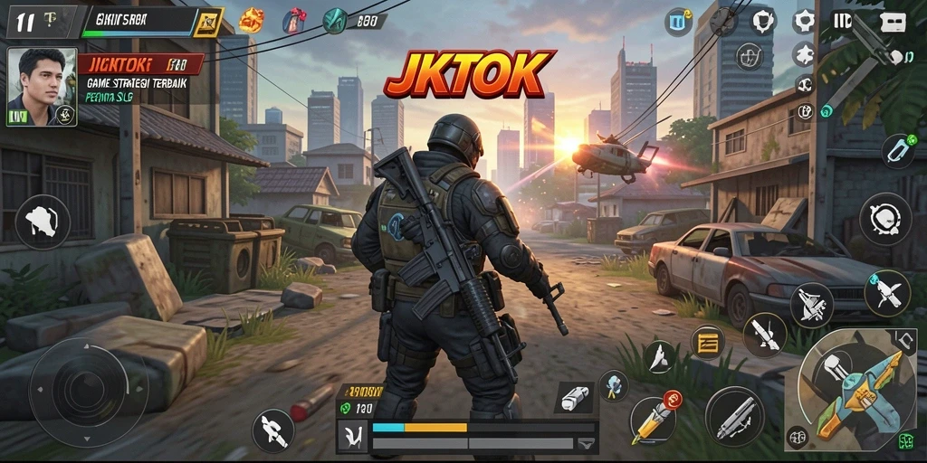 Tampilan grafis menakjubkan dari gameplay JKTOK